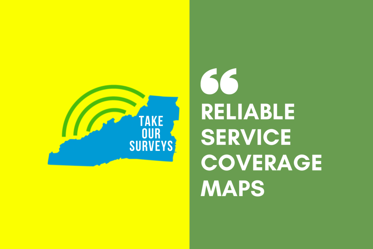 Take our surveys for reliable service coverage maps