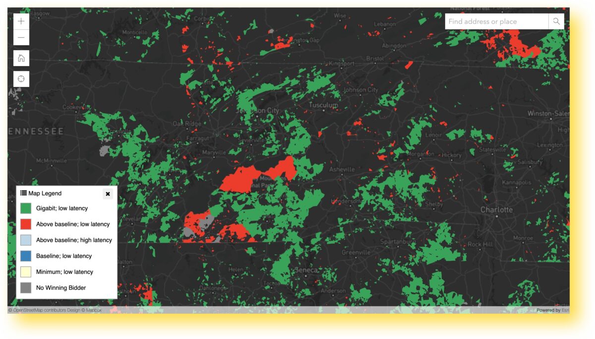 WNC Rural Digital Opportunity Map