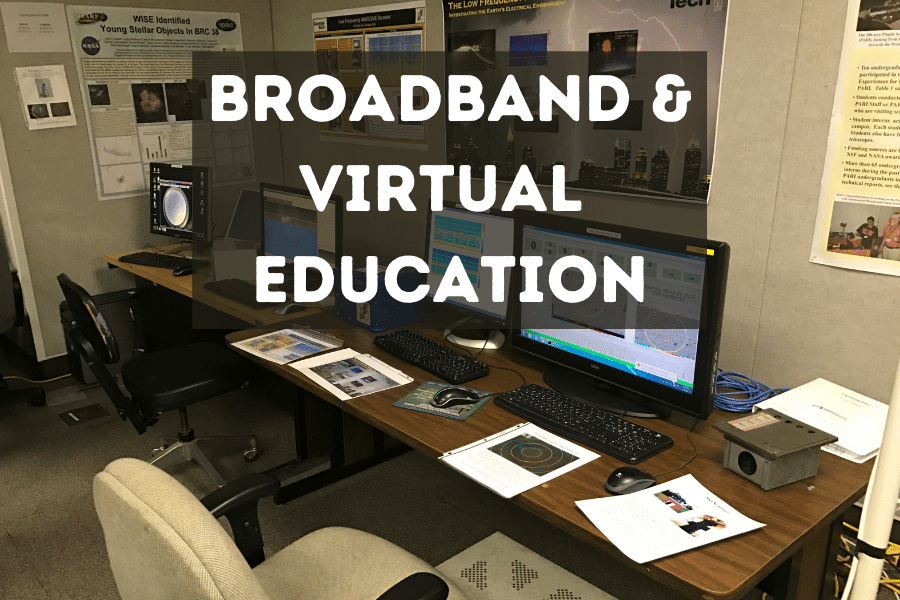 Broadband Education Topics at PARI