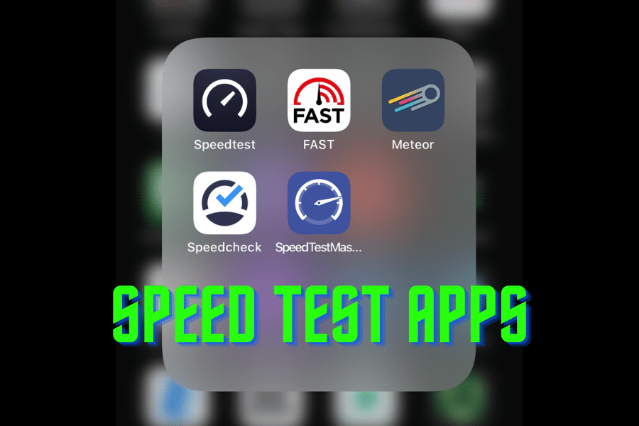 Speed Test Apps - iOS