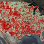 US Map of the 'Indicators of Broadband Need'