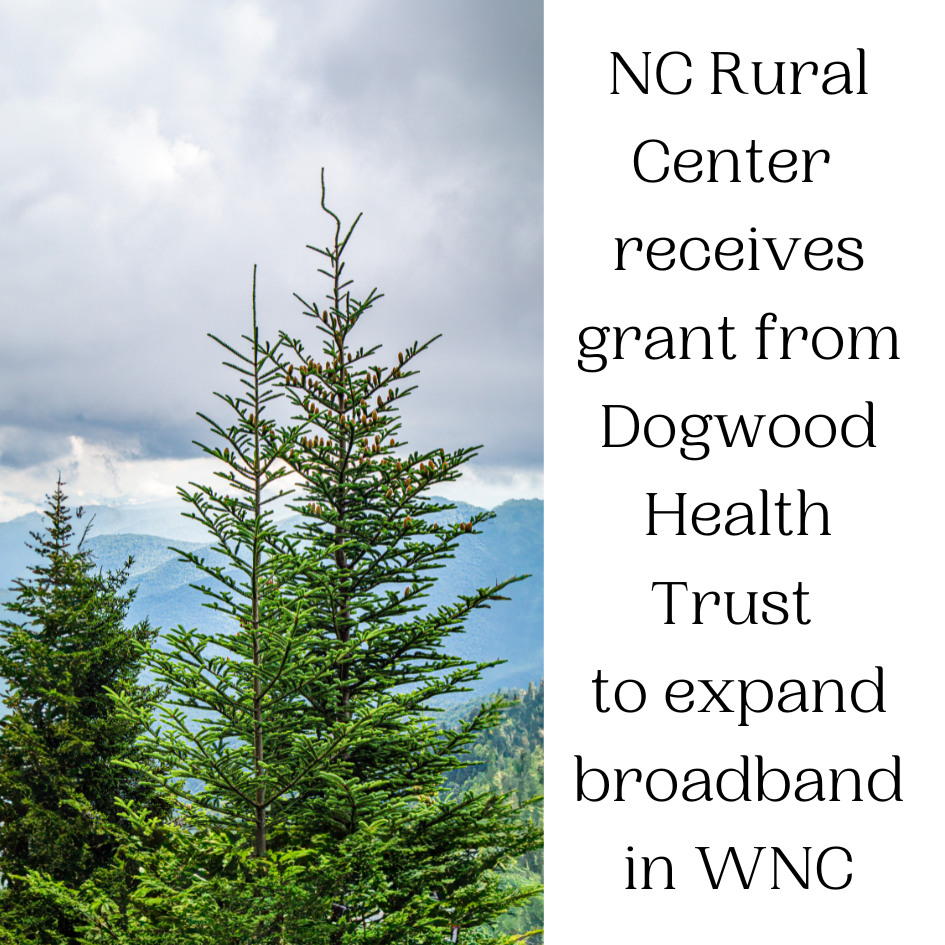 NC Rural Center receives grant from DHT to expand broadband in WNC